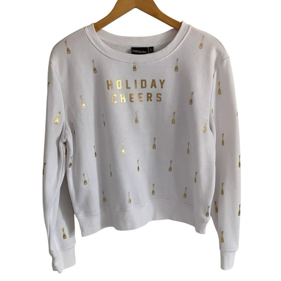 Chemistry Tops - Chemistry White Holiday Sweatshirt